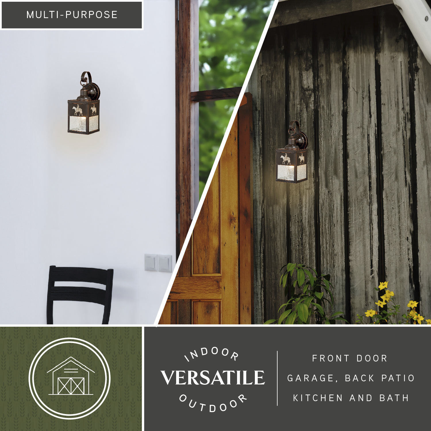 Trail LED 13 inch Burnished Bronze Outdoor Wall