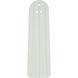 Charlotte Cottage White Beadboard 6.6 inch each Fan Blades