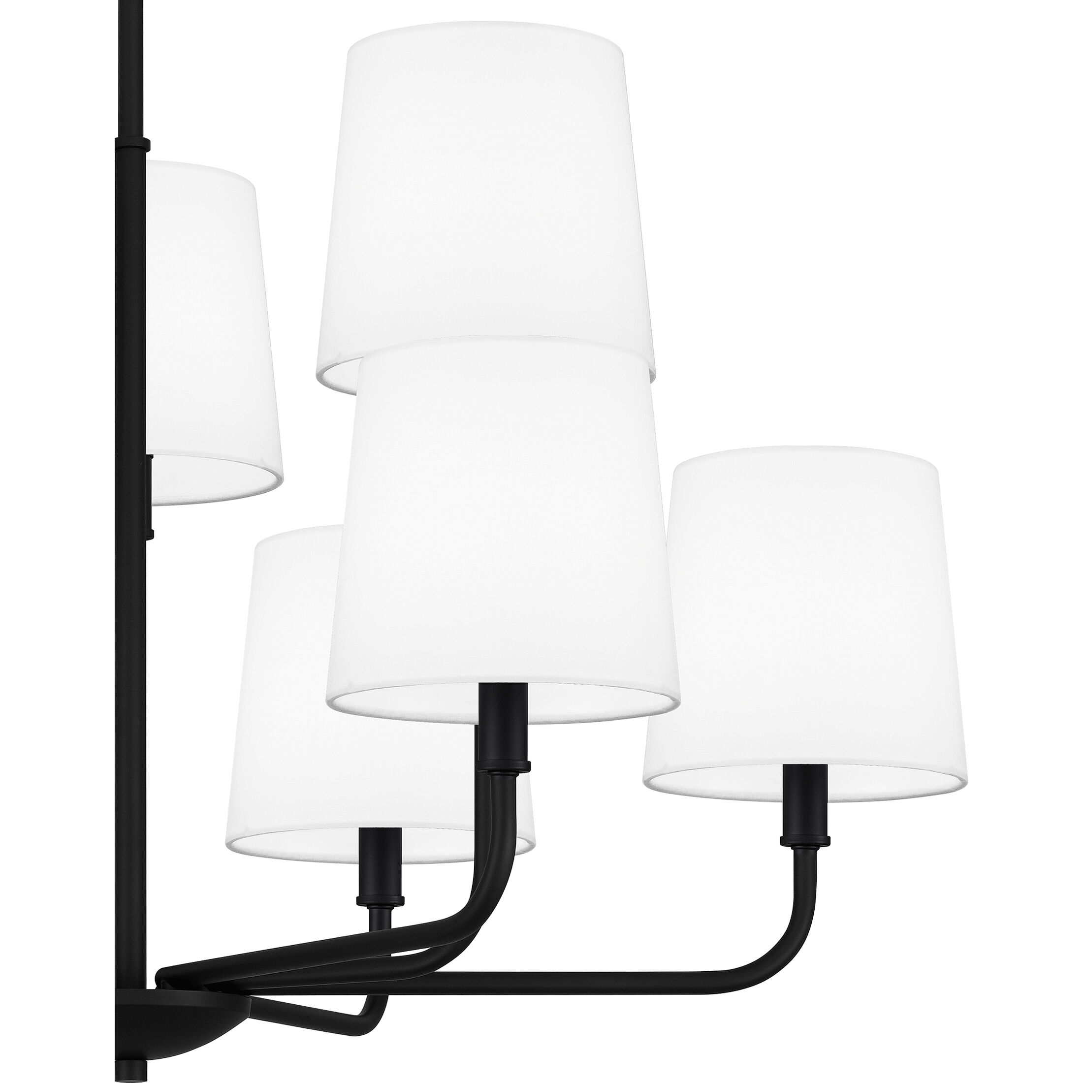 Gallagher 9 Light 32 inch Matte Black Chandelier Ceiling Light
