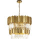 Canada 12 Light 27.5 inch Gold Chandelier Ceiling Light