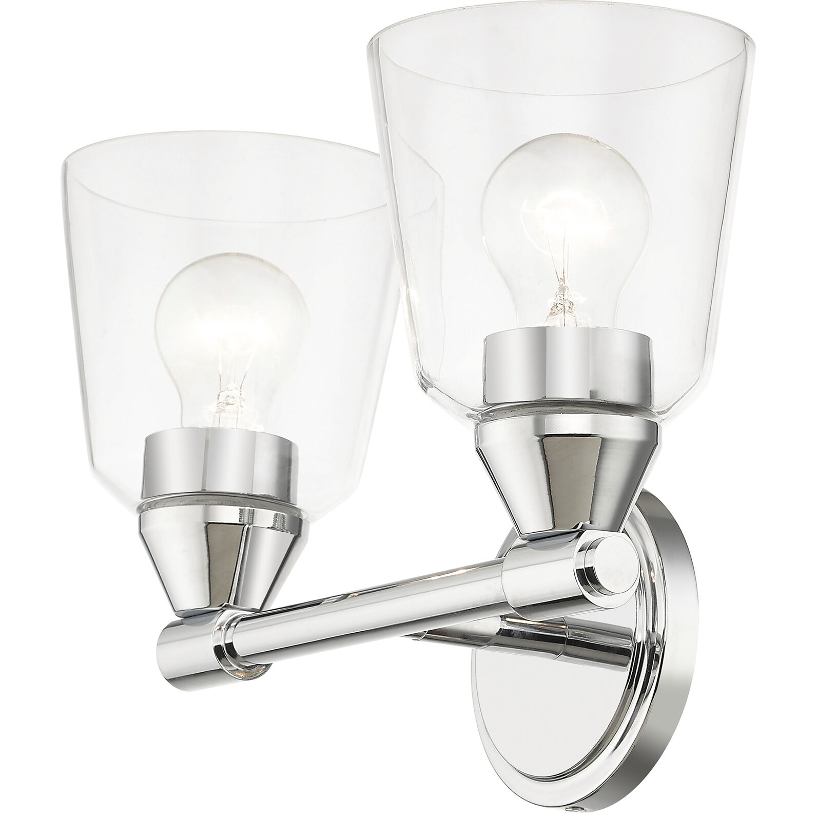 Catania 2 Light 14 inch Polished Chrome Vanity Sconce Wall Light