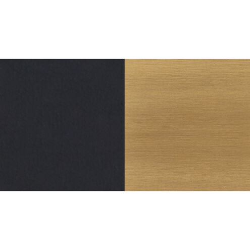 Elsee 3 Light Black/Gold Track Lighting Ceiling Light