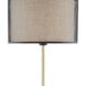 Elena 62.5 inch 60 watt Coffee Floor Lamp Portable Light