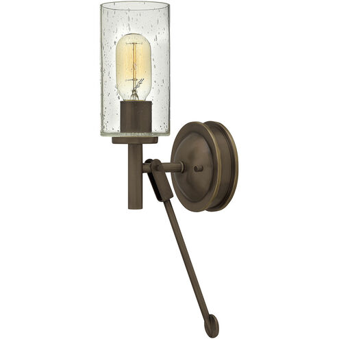 Collier 1 Light 5 inch Light Oiled Bronze Indoor Wall Sconce Wall Light