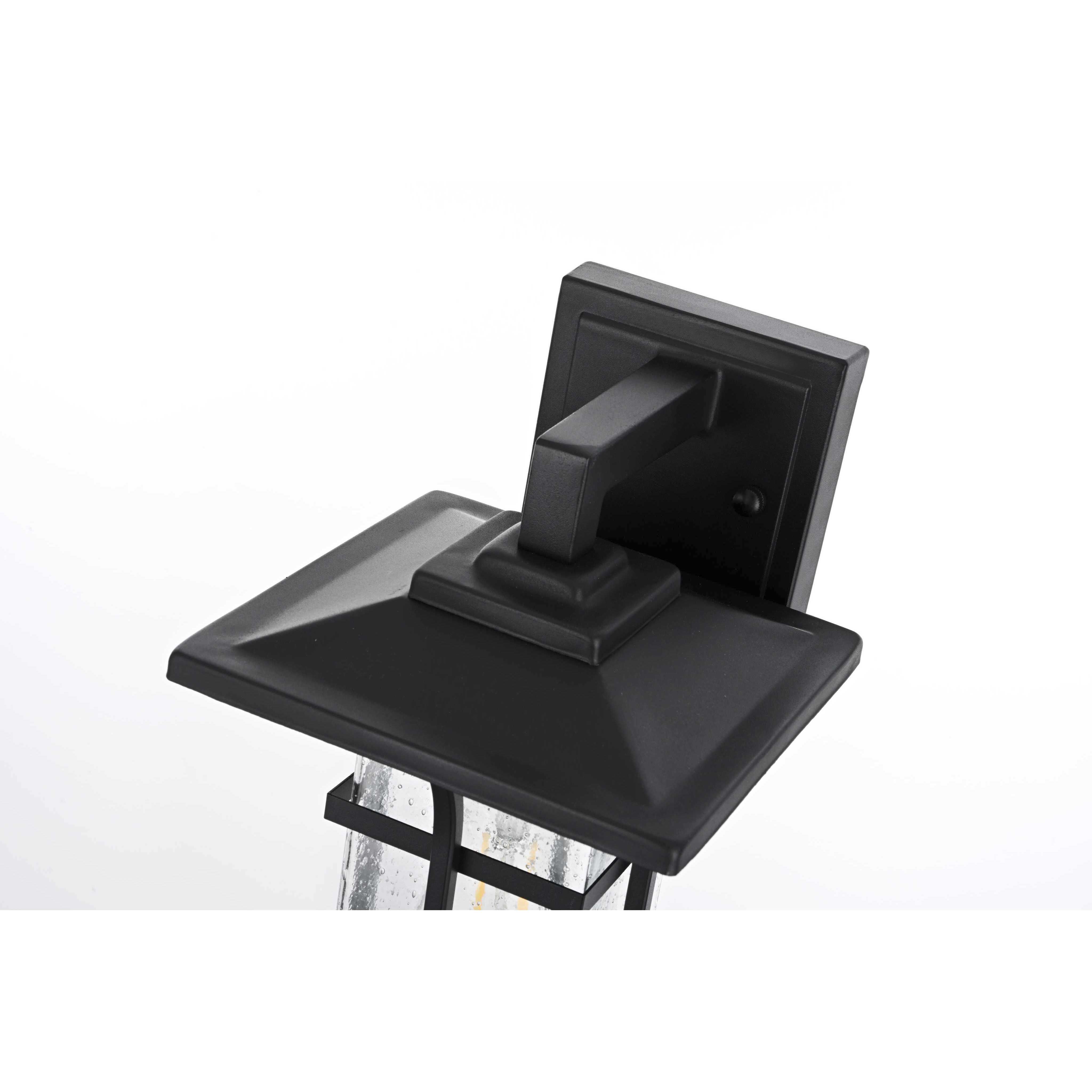 Woodstock 1 Light 11 inch Black Outdoor Wall Sconce