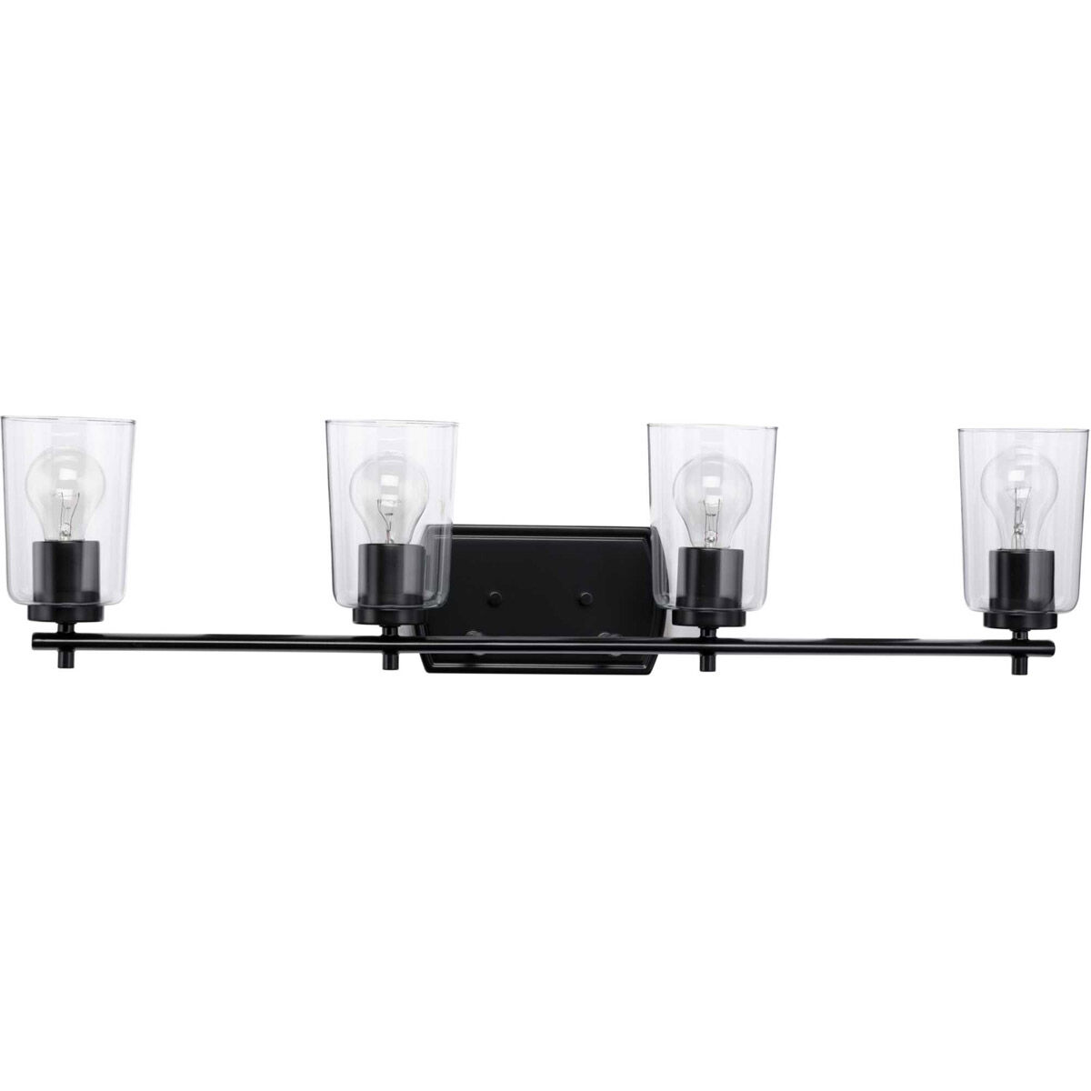 Art 4 Light 32 inch Matte Black Bath Vanity Wall Light