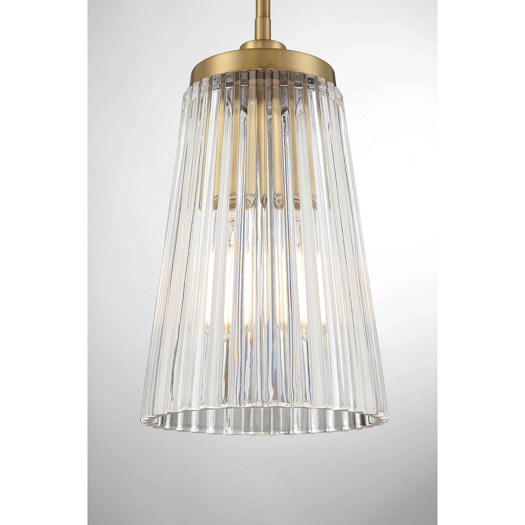 Chantilly 1 Light 8 inch Warm Brass Pendant Ceiling Light, Essentials