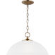 Geary 1 Light 15.75 inch Satin Brass Pendant Ceiling Light
