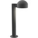 Reals 12V 10 watt Textured Gray Bollard