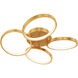 Hover 1 Light 23.5 inch Gold Pendant Ceiling Light