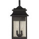 Crossbend 2 Light 19 inch Textured Black Outdoor Wall Mount in Textured Matte Black