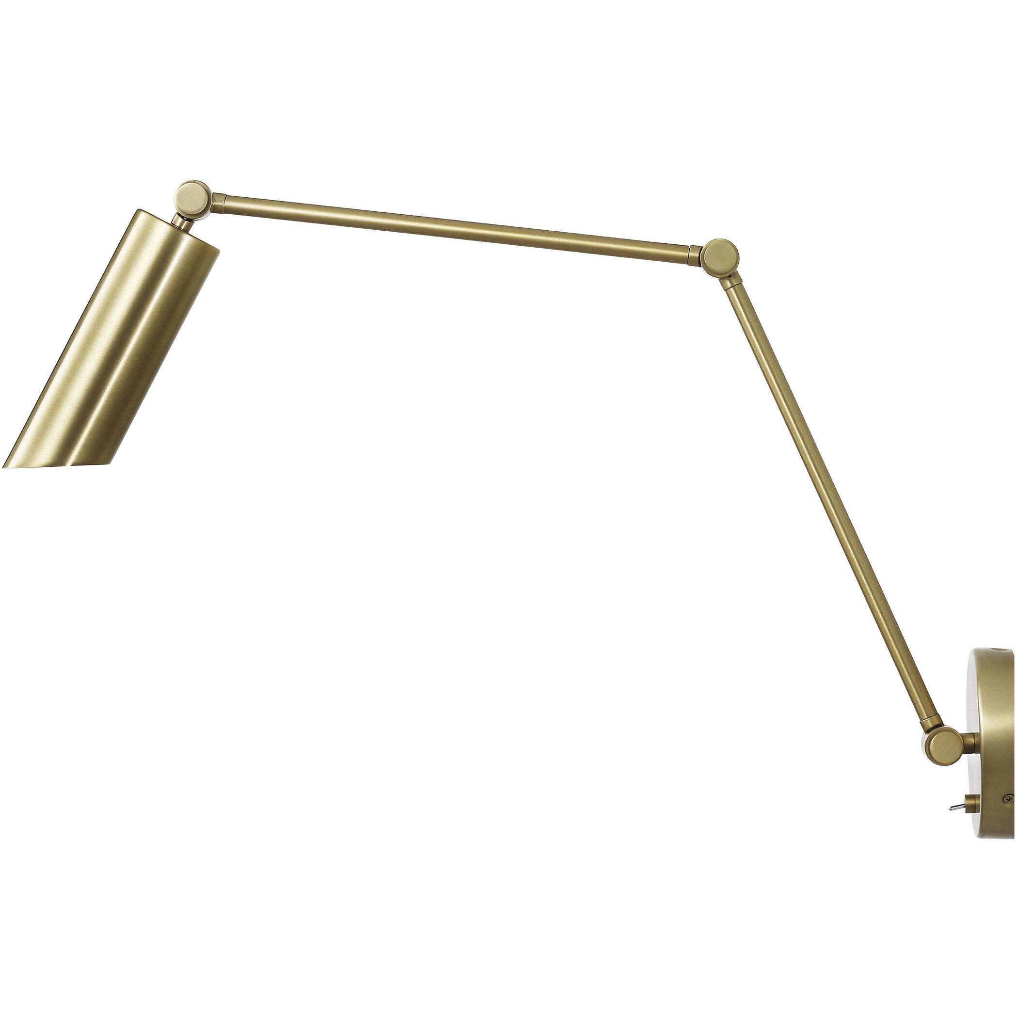 Drew & Jonathan Frasar Two Arm Sconce Wall Light, Large