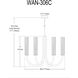 Wand 6 Light 30.5 inch Matte Black Chandelier Ceiling Light