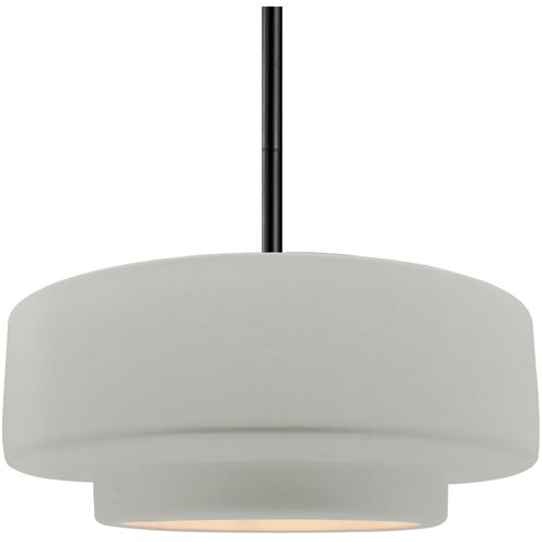 Radiance LED 14.5 inch Matte White and Matte Black Pendant Ceiling Light