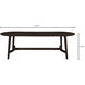 Trie 76 X 36 inch Brown Dining Table, Small