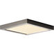 Altair LED 9 inch Satin Nickel Flush Mount Ceiling Light