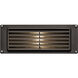 Hardy Island Louvered 12v 1.50 watt Bronze Landscape Brick Light