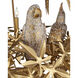 Aviary 12 Light 43.25 inch Swedish Gold Two-Tier Chandelier Ceiling Light