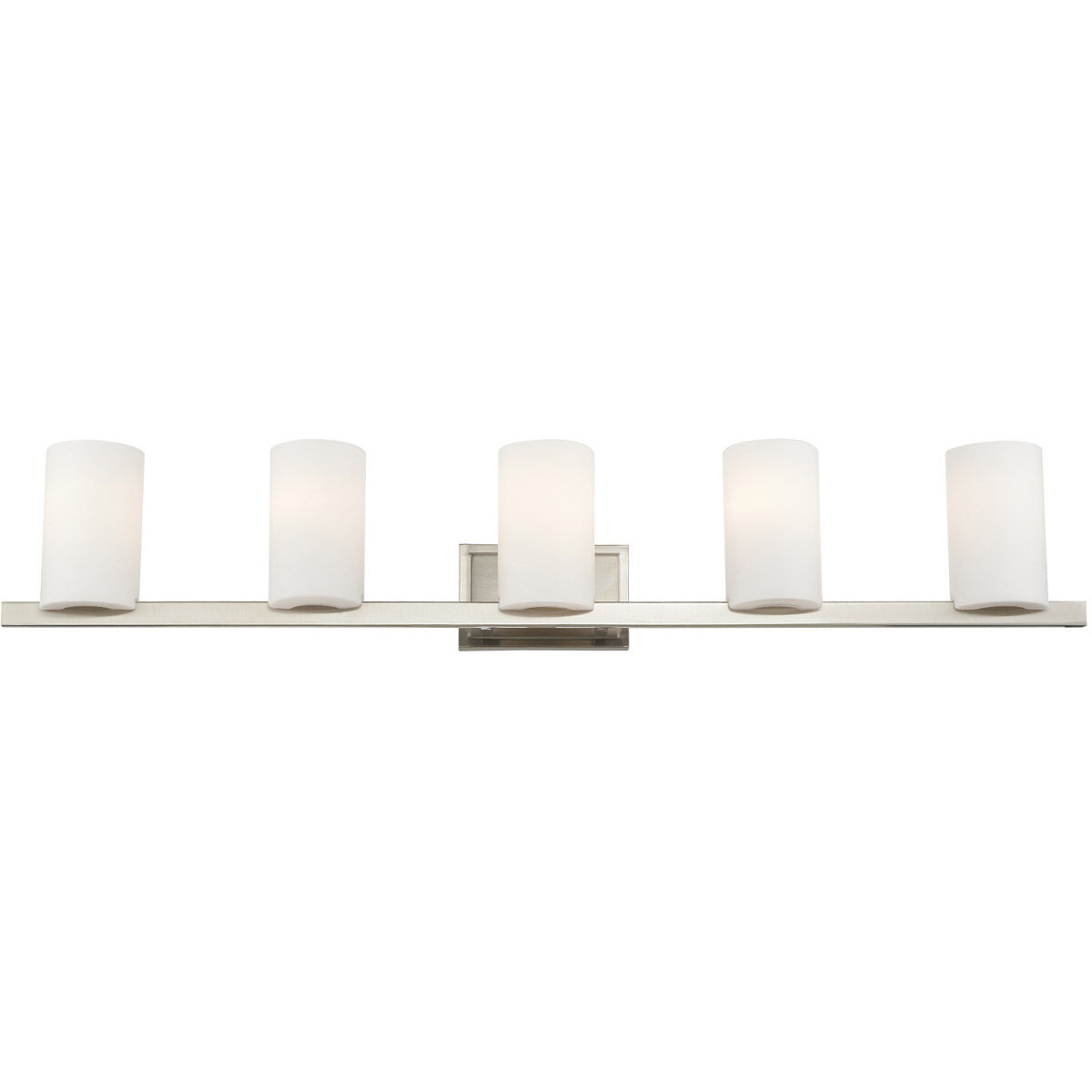 Astoria 5 Light 44 inch Brushed Nickel Bath Vanity Wall Light