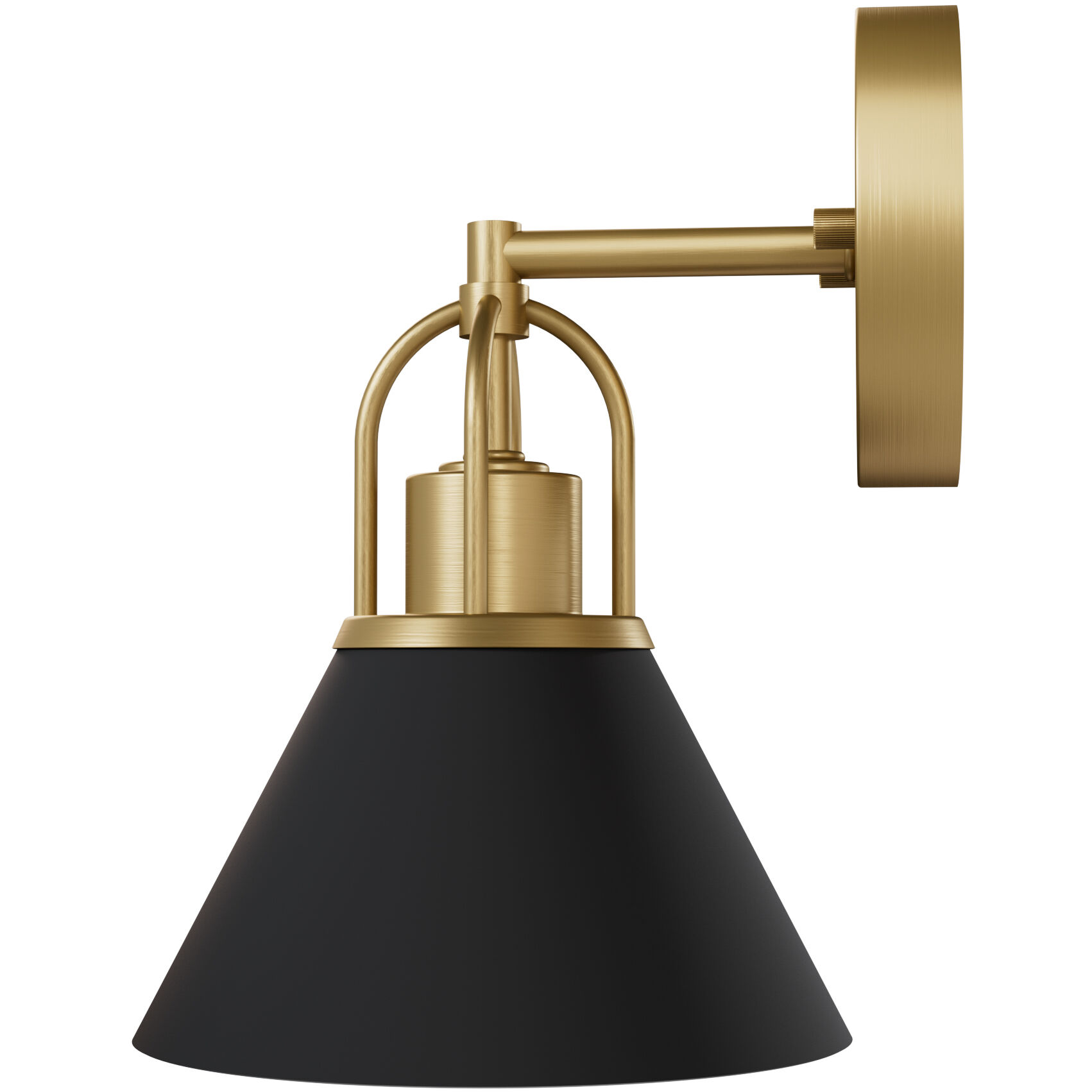 Carrington Isle 1 Light 7 inch Luxe Gold Sconce Wall Light