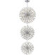 Vera 74 Light 44 inch Chrome Chandelier Ceiling Light