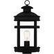 Scout 1 Light 20.5 inch Matte Black Outdoor Post Lantern, Large