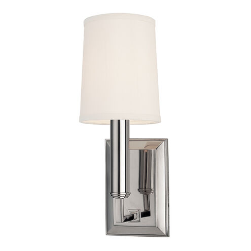 Clinton 1 Light 4 inch Polished Nickel Wall Sconce Wall Light