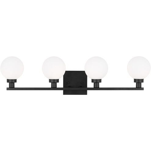 Sean Lavin Clybourn 4 Light 30.13 inch Midnight Black Bath Vanity Wall Light