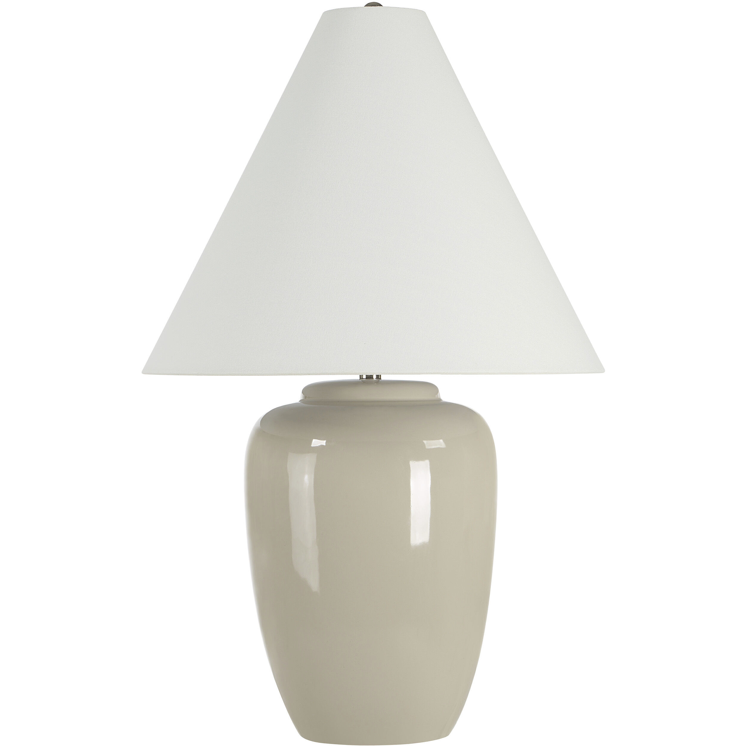 Anne 28.75 inch Taupe Glazed Table Lamp Portable Light