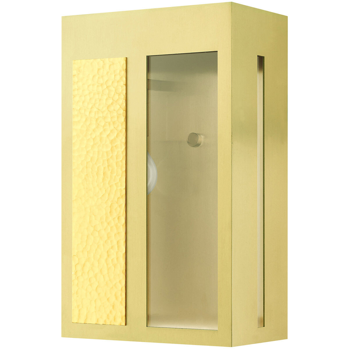 Lafayette 1 Light 14 inch Satin Brass Outdoor Wall Lantern