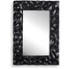 Malosi 39.4 X 27.6 inch Matte Black Mirror