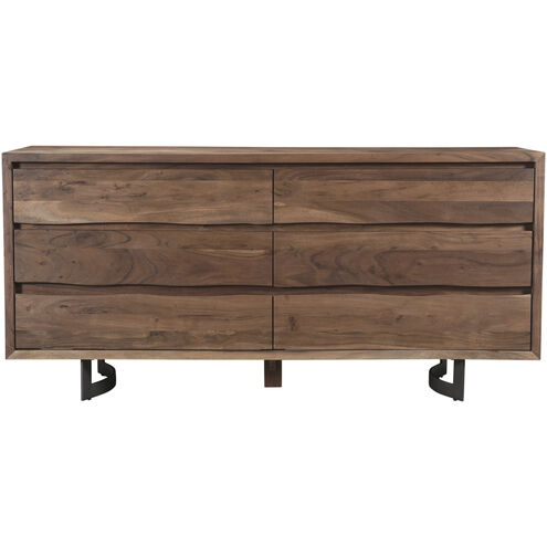 Bent Brown Dresser