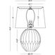 Savoy 19.5 inch 150.00 watt Beige Table Lamp Portable Light