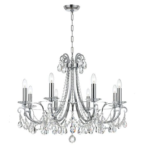 Othello 8 Light 31 inch Polished Chrome Chandelier Ceiling Light