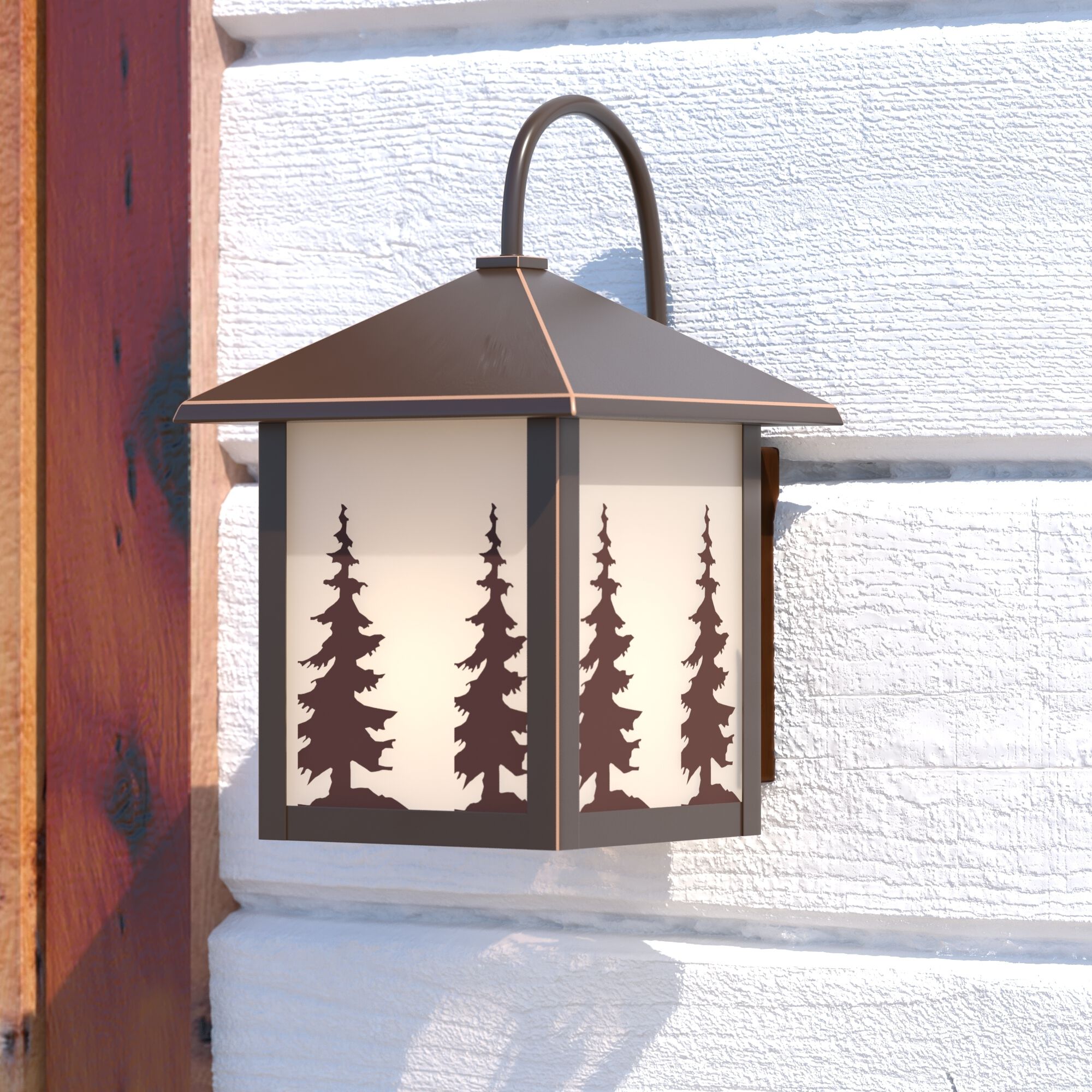Yosemite LED 12.5 inch Burnished Bronze Outdoor Wall
