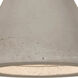 Gala LED Bronze Cord Pendant Ceiling Light in Tan Concrete