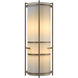Extended Bars 2 Light 6.75 inch Soft Gold Sconce Wall Light in Ivory Art