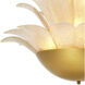 Melrose 8 Light 23.62 inch Antique Brass and Light Smoke Glass Chandelier Ceiling Light