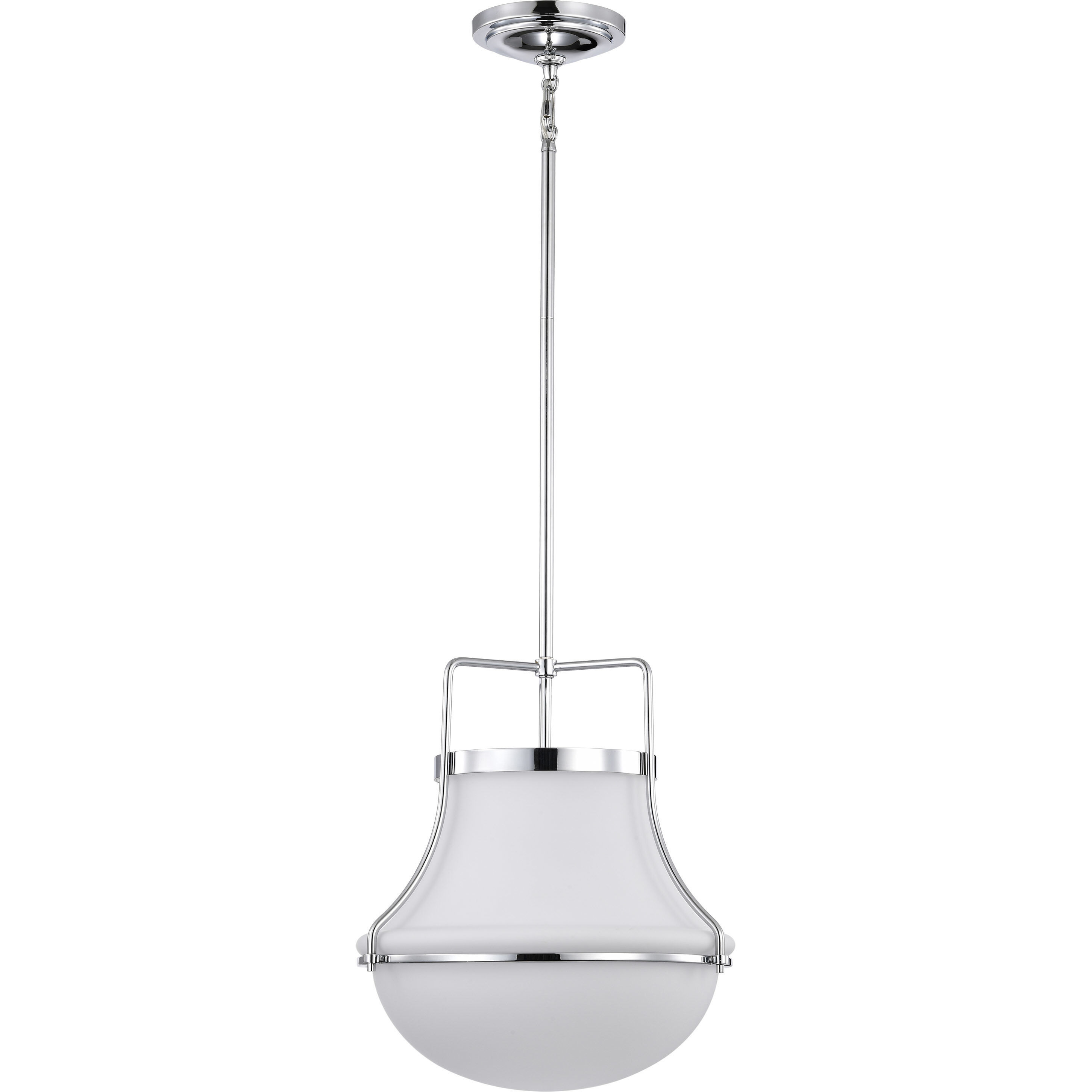 Valdora 1 Light 14 inch Polished Nickel Pendant Ceiling Light
