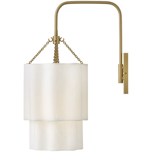 Gwen Sconce Wall Light in Lacquered Brass