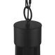 Melina 5 Light 24 inch Matte Black with Clear Chandelier Ceiling Light