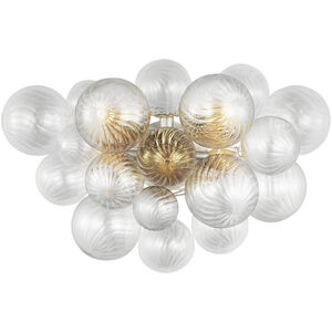 Visual Comfort Signature Collection Julie Neill Talia LED 26.75 inch Burnished Silver Leaf Sconce Wall Light, Large JN2006BSL-CG - Open Box