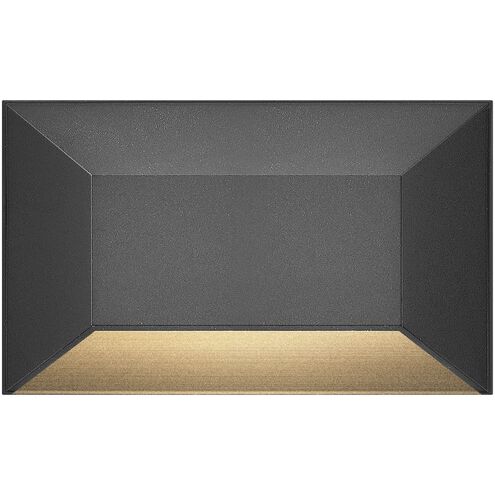 Nuvi 12v 1.90 watt Black Landscape Deck Sconce, Rectangular