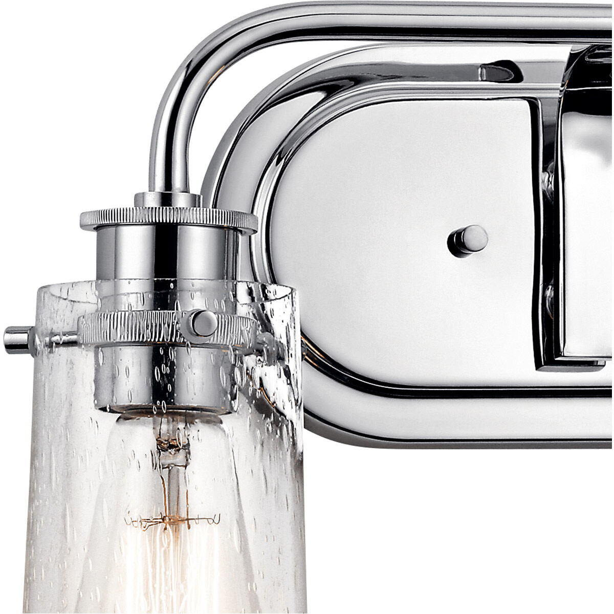 Braelyn 2 Light 15 inch Chrome Wall Mt Bath 2 Arm Wall Light