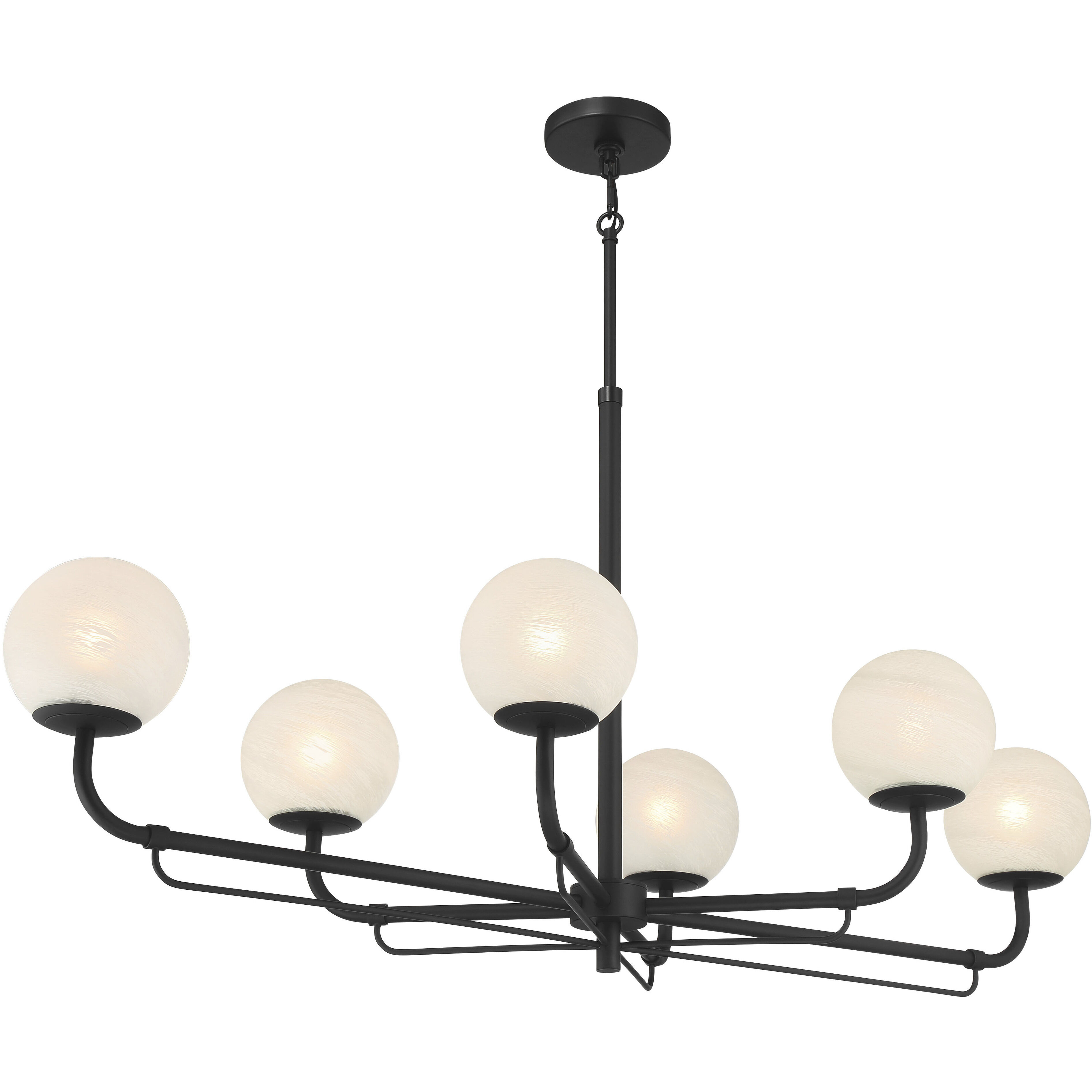 Whitehall Island Light Ceiling Light in Dark Matte Black
