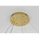 Bowen 2 Light 42 inch Satin Gold Chandelier Ceiling Light