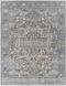 Chicago 93 X 63 inch Grey Rug, Rectangle