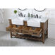 Clement 60 X 22 X 34 inch Driftwood Bathroom Vanity Cabinet