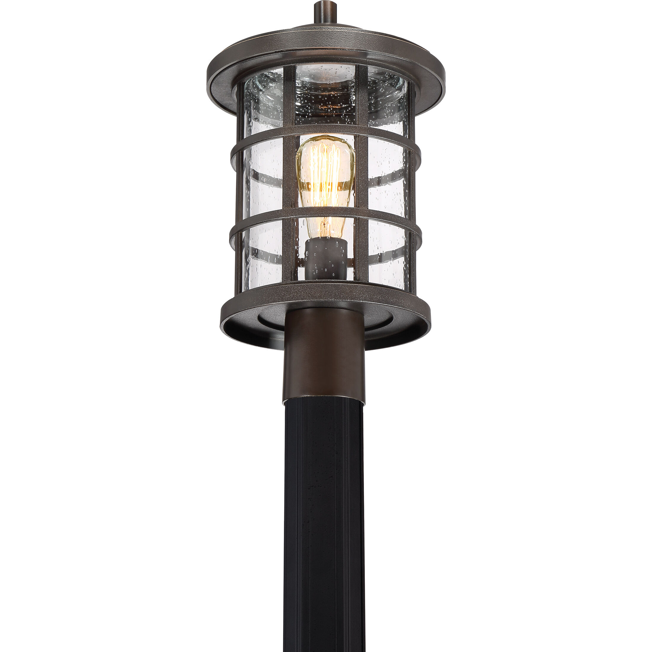 Crusade 1 Light 17 inch Palladian Bronze Outdoor Post Lantern