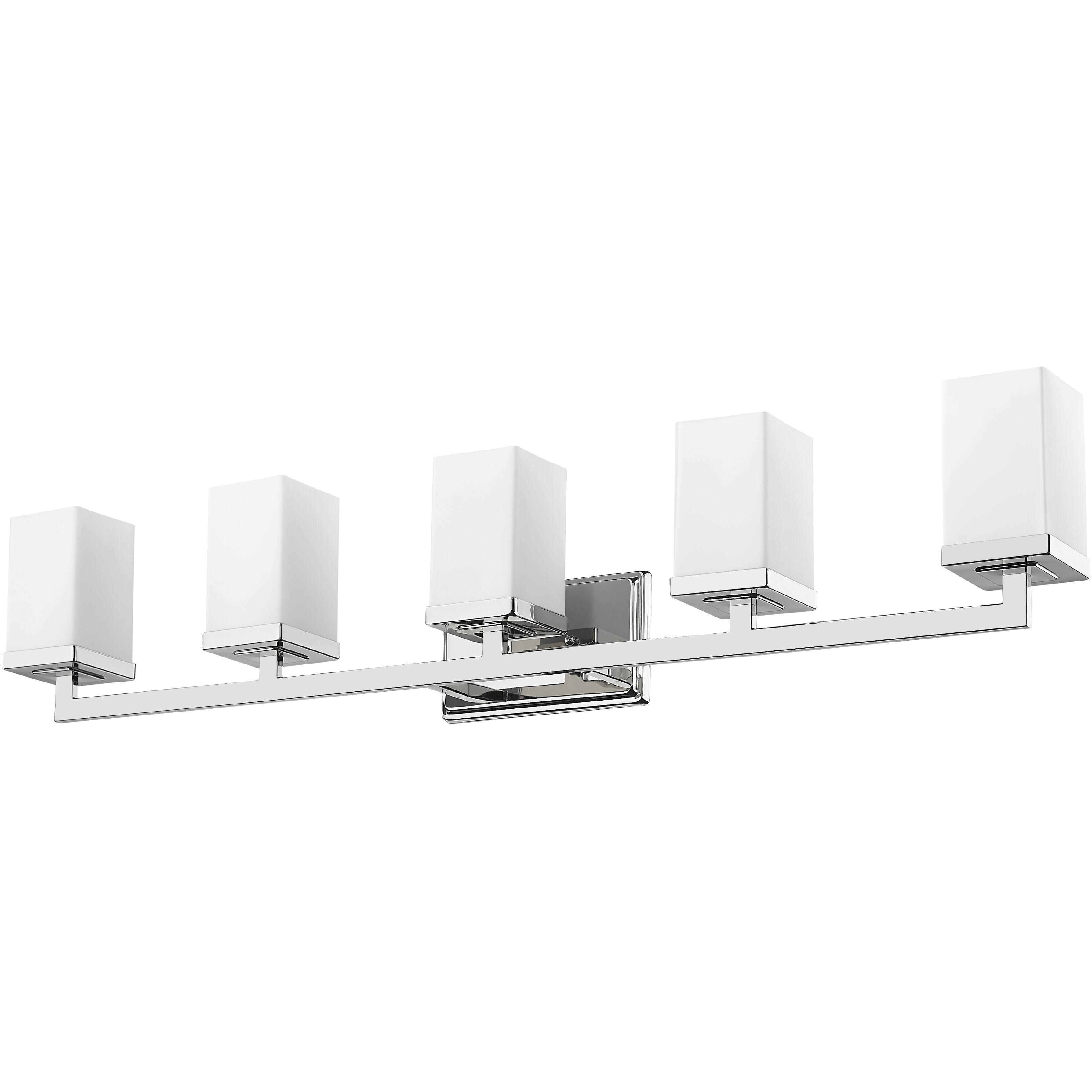 Tidal 5 Light 40 inch Chrome Vanity Wall Light